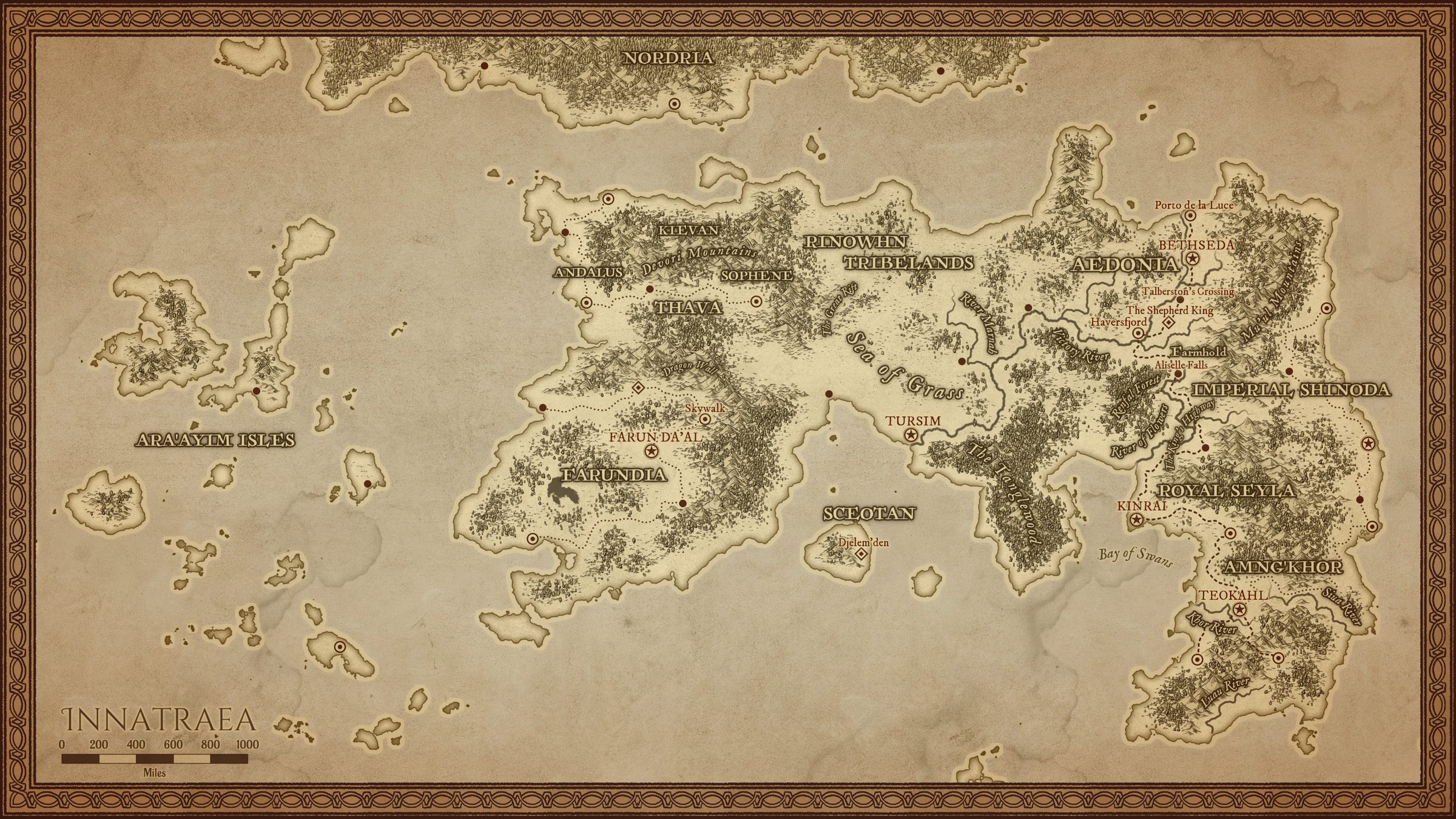 World Map of Innatraea
